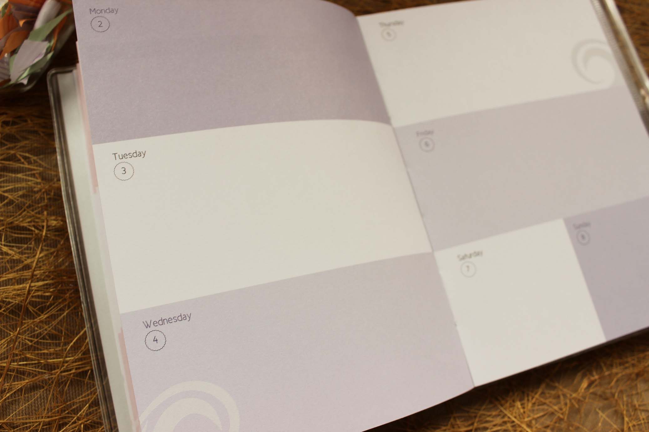 The Petit Planner has weekly pages that have just the right amount of space for reminders, events and to-do lists 