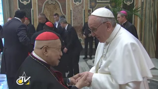 Pope Francis saddened over death of Cardinal Vidal