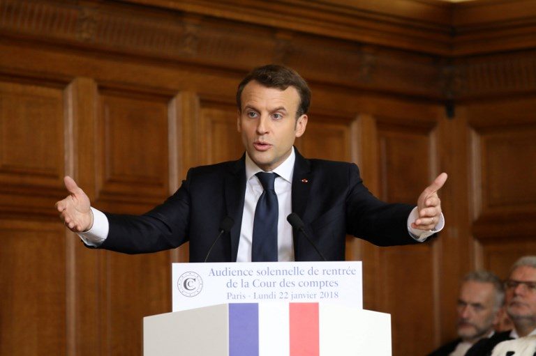 France’s Macron vows cyber hate crackdown
