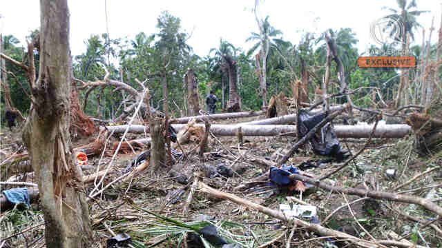 2012 OPERATION. The site of the first operation against Marwan in Sitio Lanao Bato, Sulu   