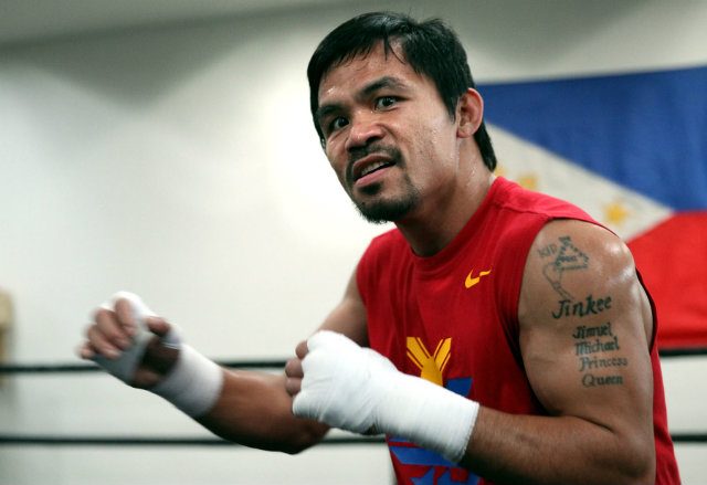 WATCH: Pacquiao fires off furious punch combinations