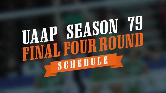 SCHEDULE: UAAP Season 79 Volleyball Final Four