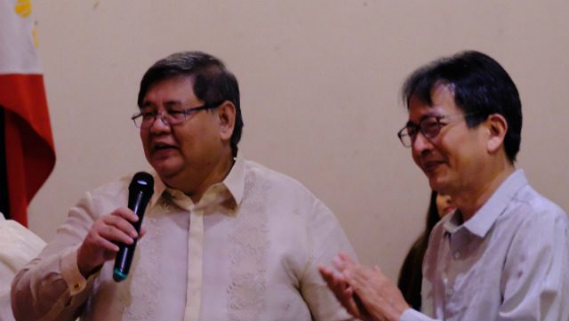 DEAN. Dean Ferdinand Manegdeg (left) with Diliman Chancellor Michael Tan. Photo from the UP Diliman College of Engineering Facebook page