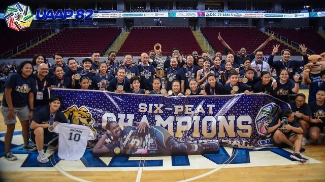 NU Lady Bulldogs march to 6th straight UAAP title