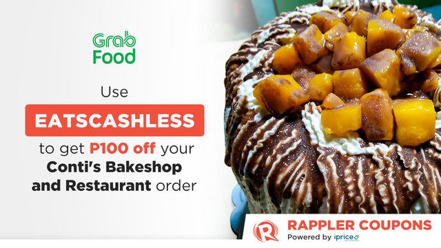 EATSCASHLESS. Coupon available with minimum spend of PHP 700. 