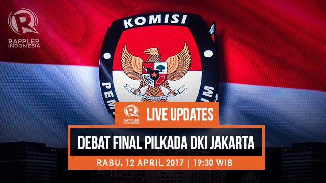 LIVE UPDATES: Debat final Pilkada DKI Jakarta 2017