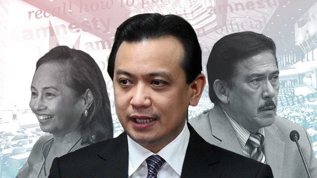 Congressional leaders lukewarm to probing Trillanes amnesty revocation