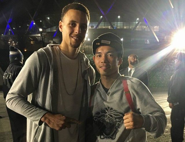 LOOK: Steph Curry gifts Nonito Donaire’s sons custom Warriors jerseys