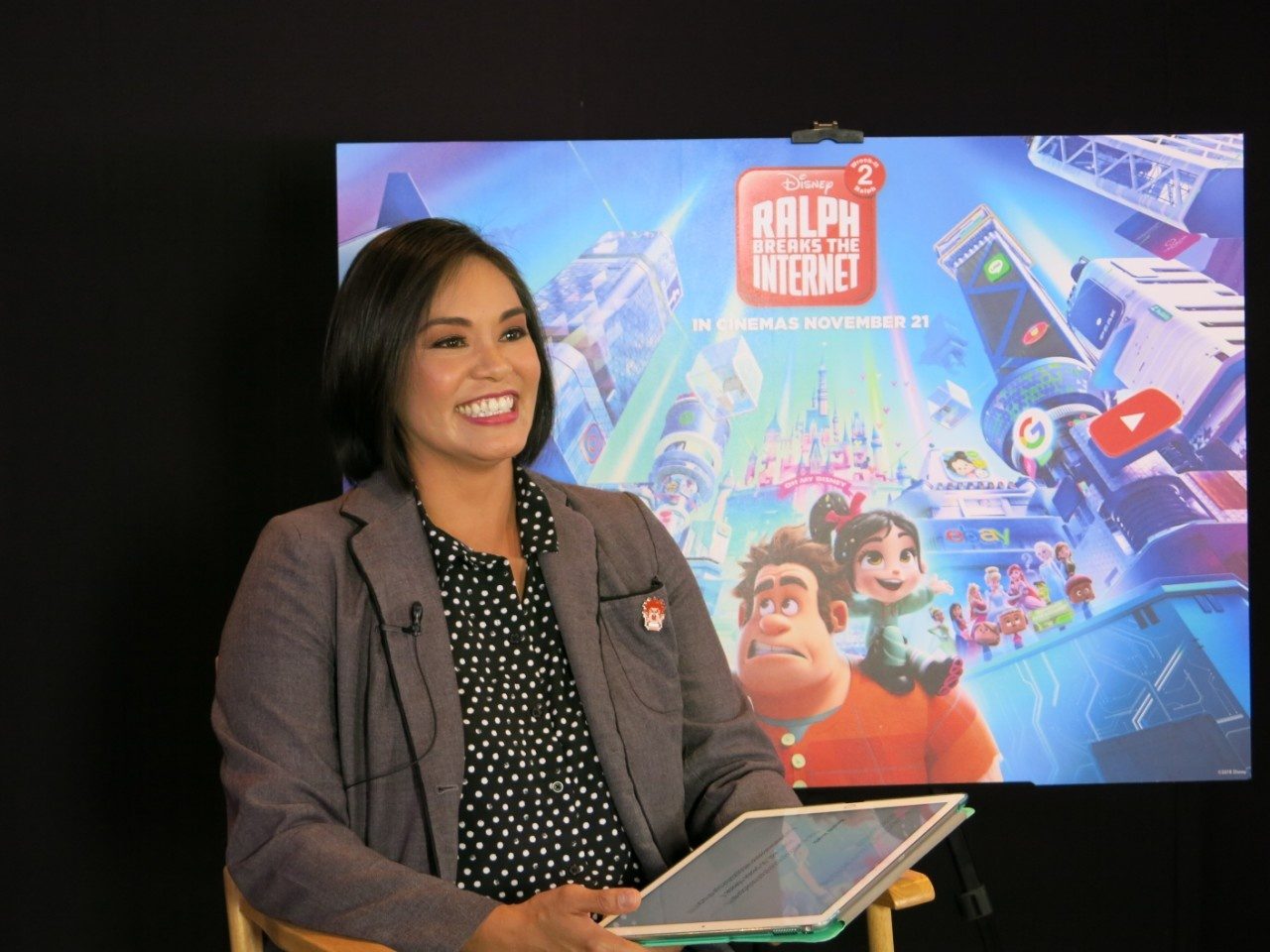 HEAD OF STORY. Josie oversees the whole storyline of Disney films, finding the best way to transform script into visuals. Photo courtesy of Walt Disney Philippines 