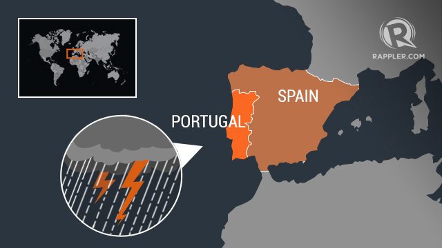 ‘Zombie’ storm Leslie smashes into Portugal, Spain