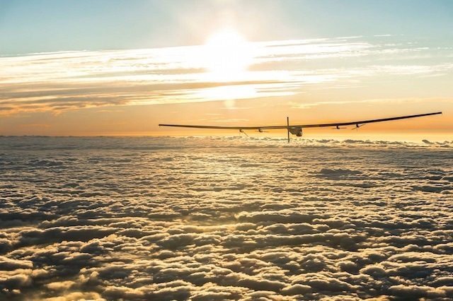 Solar Impulse 2 takes off on flight over the Pacific