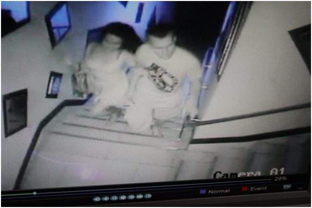 OLONGAPO MURDER. CCTV footage shows the victim, Jennifer Laude, and the suspect, US Private First Class Joseph Scott Pemberton, before the crime allegedly happened in a motel in Olongapo City.