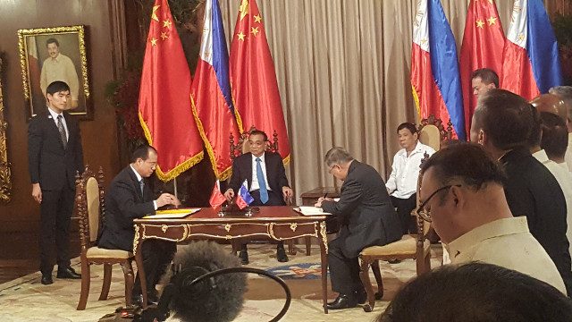 LIST: 14 deals signed during Chinese Premier Li’s Manila visit