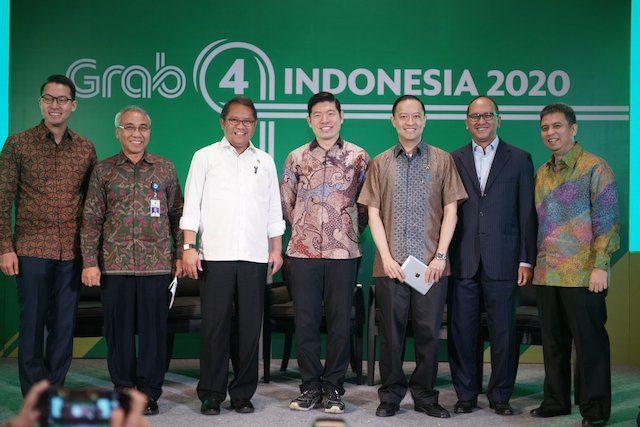 Grab Indonesia memaparkan master plan mereka hingga tahun 2020 lewat event yang bertajuk 'Grab 4 Indonesia 2020' yang berlangsung di Grand Hyatt, Jakarta, Kamis, 2 Februari. Foto dari akun Twitter Grab Indonesia. 