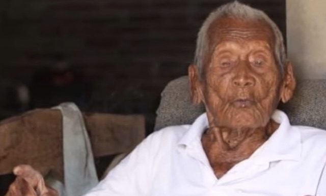 The oldest man alive is a 145-year-old Indonesian