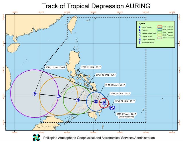 9 Mindanao provinces under Signal 1 due to Auring