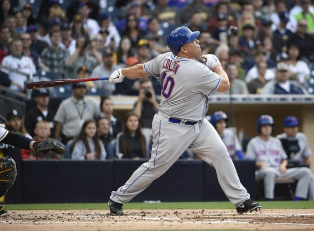 WATCH: Mets pitcher Bartolo Colon hits first home run at 42