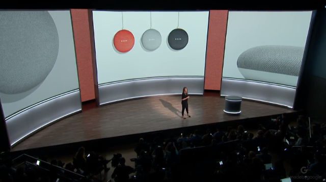 HOME IN 3 COLORS. Screen shot from Google livestream. 