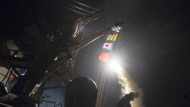 U.S. launches missile strike on Syria airbase