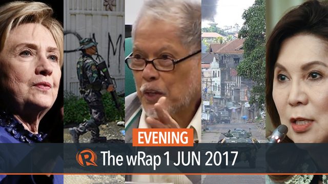 Lorenzana, Saguisag, Clinton | Evening wRap