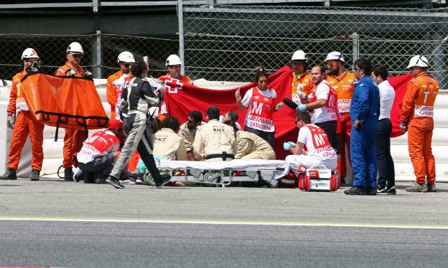 Moto2 racer Luis Salom dies after crash in Catalonia practice