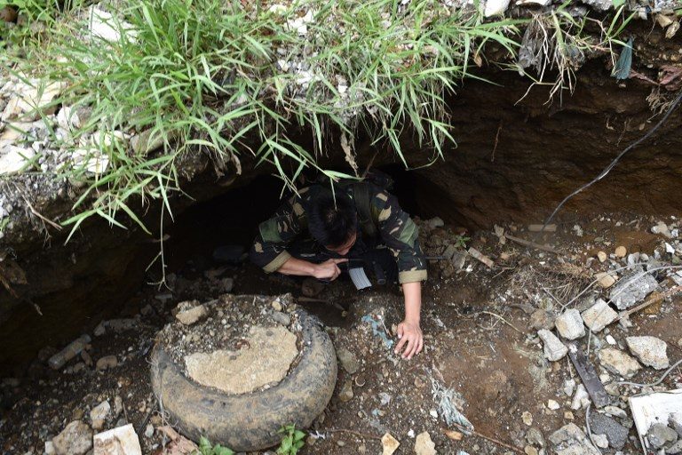Tunnels reveal militants’ rat-like tactics in Marawi war