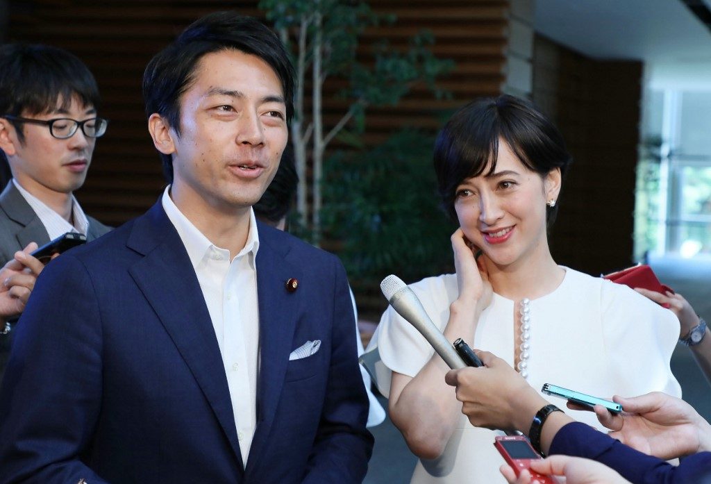 Japan minister becomes first cabinet minister to announce paternity leave