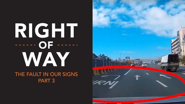 [Right Of Way] The fault in our signs, part 3