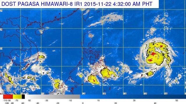 Typhoon Infa in PAR, Cloudy Monday for Mindanao and Visayas