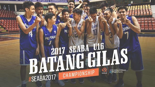 Introducing the Batang Gilas for SEABA U16 Championship