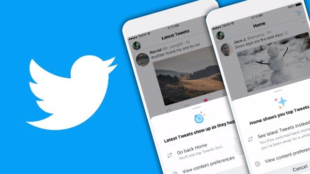 Twitter relaunches reverse-chronological feed option