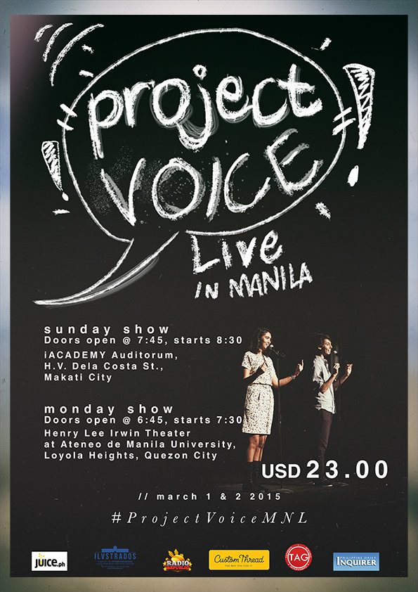 Project Voice live in Manila