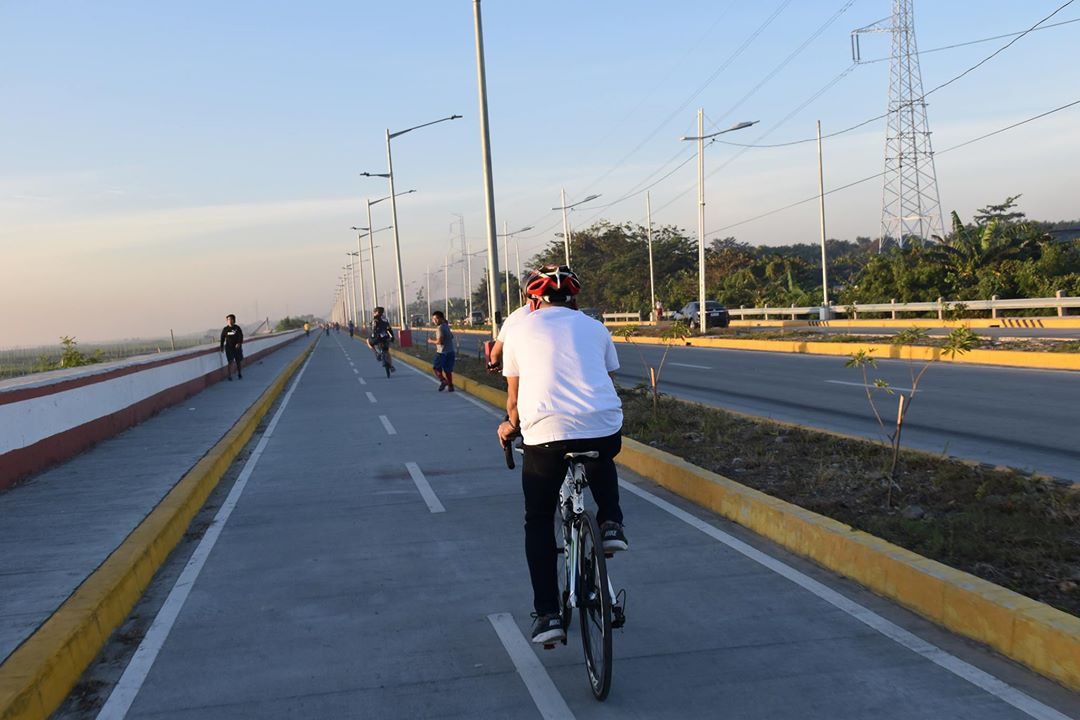 LOOK: Philippines gets first protected bike lane along national highway