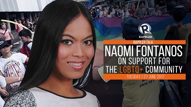 Rappler Talk: Naomi Fontanos on support for the LGBTQ+ community