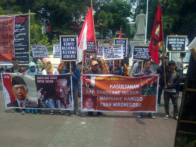Ratusan warga protes aturan pertanahan diskriminatif Yogyakarta