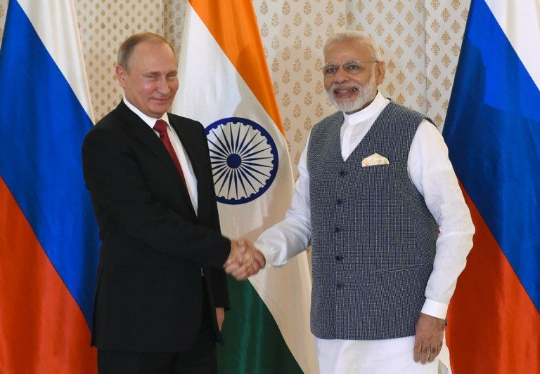 Modi, Putin sign defense deals ahead of BRICS