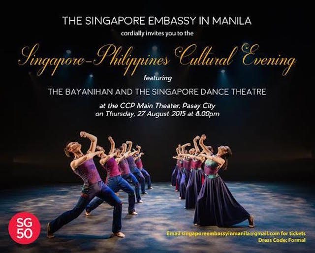 SG50: Singapore-Philippines cultural evening in Manila