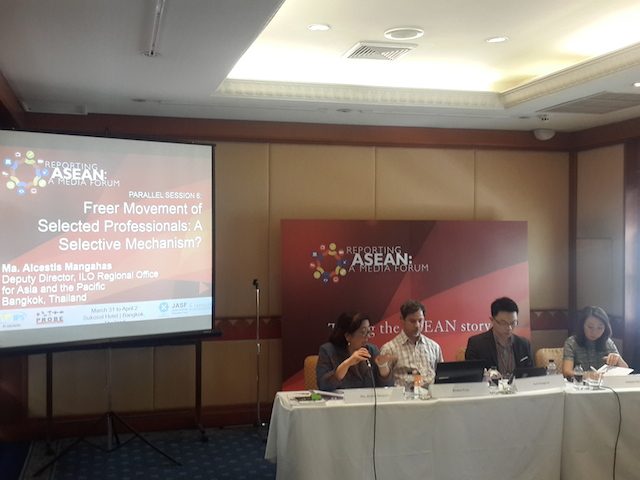 Media Forum Reporting ASEAN 2015 di Bangkok,Thailand. Foto oleh Uni Lubis 
