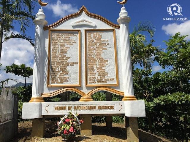 MEMORIAL. A memorial stands to remember the victims. File photo by Rappler