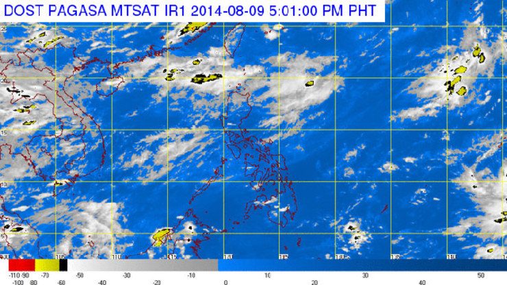 Occasional rains for parts of N. Luzon on Sunday