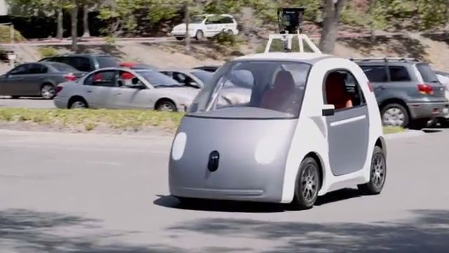 Google’s self-driving car has no steering wheel