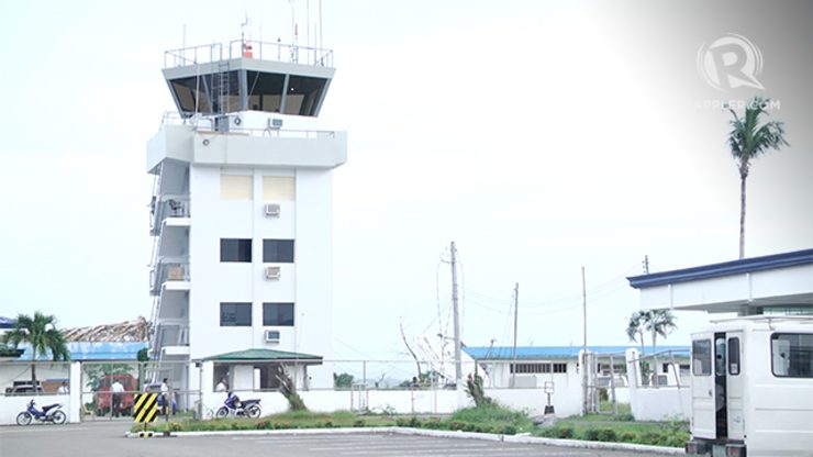 TACLOBAN TOWER. Air traffic controllers and air navigation specialists are the few required to report for work in Tacloban Airport
