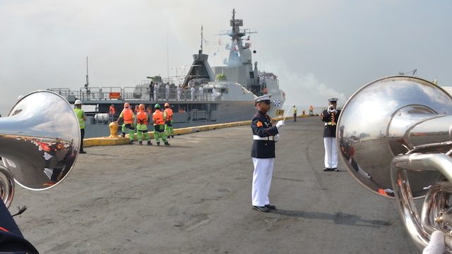 GOODWILL VISIT. The Vietnam People's Navy make its first ever port call in Manila. Photo from the Philippine Navy