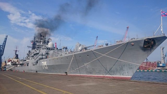 FOTO: Kapal perang Rusia ‘The Destroyer Bystriy’