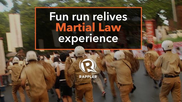 Fun run relives Martial Law experience