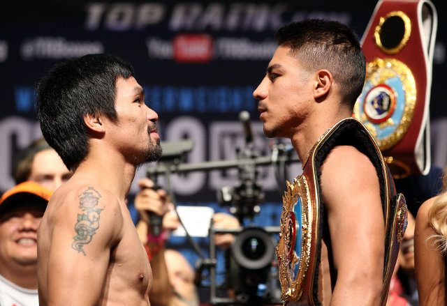 Pacquiao, Vargas make weight for welterweight title clash