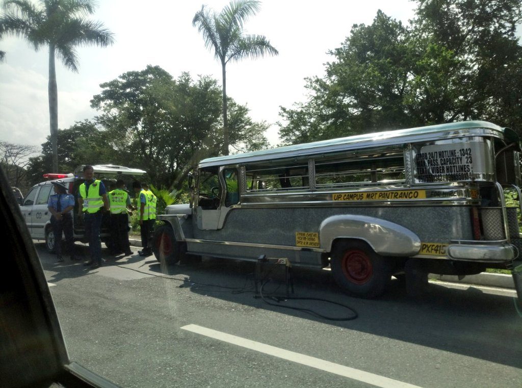 UP students, jeepney drivers protest against jeepney phaseout