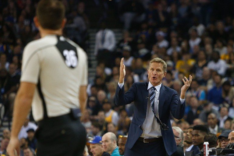 Warriors coach Kerr fined $25K for ripping referees