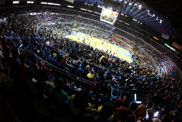 23,234. Over 23,000 fans are witness to the last game date of the PBA's 39th season, filling the Big Dome to the rafters and shaking the coliseum with every play. Photo by Josh Albelda/Rappler