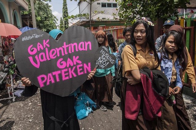 Valentine’s Day, condoms and casual sex in Indonesia